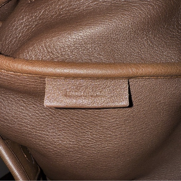 Loewe Brown Suede XL Logo Hobo Shoulder Carryall Bag - Picture 10 of 10